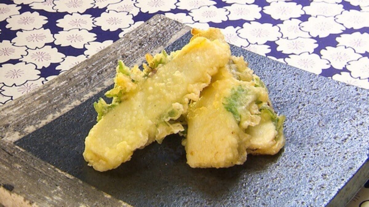 青空レストラン　白子筍の天ぷら